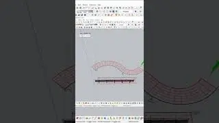 Learn how to make curved railing design on sketchup ✨ 