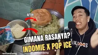 AGAK LAEN! MASAK MIE PAKE POP ICE🗿🗿 Reaction Meme Tiktok