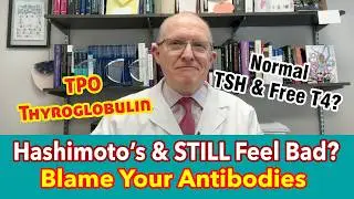 Hashimoto’s - STILL feel bad but TSH, Free T4 are Normal? Your Thyroid Antibodies ARE the Problem