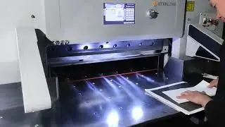 БУМАГОРЕЗАТЕЛЬНАЯ МАШИНА STERLING K92D: тестирование на нашем складе
