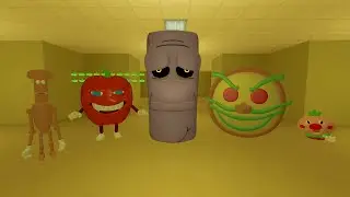 Pizza Tower Bosses & Characters in  BACKROOMS in Garry's Mod!