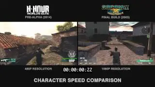 H-Hour vs SOCOM 2 Character Speed