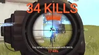 PUBG MOBILE 34 KILLS SOLO VS SQUAD | PUBG MOBILE | SOLO VS SQUAD | 34 KILLS