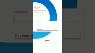 Awesome Log In UI for Android app design with simple XML code