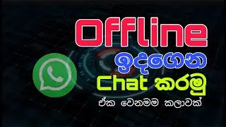 How to chat offline ( Whatsapp )