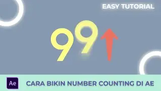 Tutorial Numbers Counting menggunakan After Effects | Beginner Tutorial