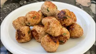 POLPETTINE DI CARNE E RICOTTA soft & tender meatballs made in italy