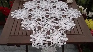 Masa Örtüsü Yapmak İsteyenler için Tığişi Örgü Motif Modelleri  & Crochet