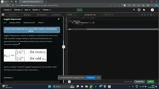 Juggler Sequence GFG POTD Python Solution geeks for geeks problem of the day python