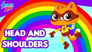 Head Shoulders Knees & Toes | Learn the Parts of the Human Body with Superzoo