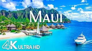 Maui, Hawaii 4K UHD – Golden Beaches, Lush Landscapes & Island Paradise with Relaxing Music