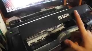 Resetting the Epson L110 printer error