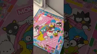 Hello Kitty Monopoly Unboxing #Sanrio #HelloKitty #Monopoly #Asmr #Unboxing #Shorts