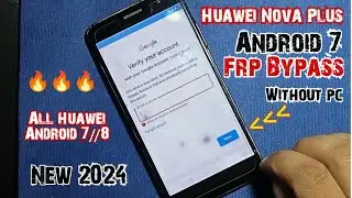 Huawei Nova plus frp bypass | Huawei Nova plus google Account Unlock | Huawei Nova 2 plus frp bypass
