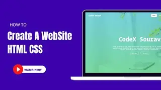 How To Create a Website Using Html and Css In Hindi || Html Css Website in Hindi