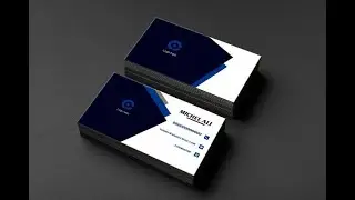 Bussiness Card design in photoshop|  كيفية تصميم كرت شخصي  بالفوتوشوب|How to Design a Bussiness Card