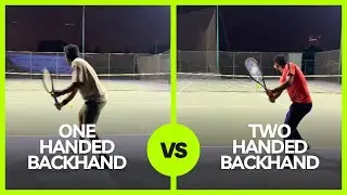 One hand vs two handed Backhand | Benefits and Differences