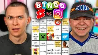Instagram Reels vs YouTube Shorts BINGO