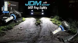 JDM ASTAR 2G 4000LM H11 LED Foglights Review + Nighttime driving.