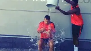 Adnan Januzaj Takes On The ALS 'Ice Bucket Challenge' !!