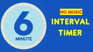6 Min Interval Timer No Music - 20 seconds interval timer with 10 second rest