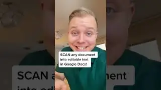 SCAN any document into editable text in Google Docs!