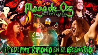 Lo que NUNCA has visto de un CONCIERTO de MÄGO DE OZ ¡Pedí MATRIMONIO en el escenario!  Arena CDMX