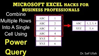 Combine Multiple Rows Into A Single Cell Using Power Query