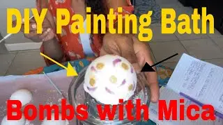 Diy Decorating Bath Bombs with Mica   *Heavenly Lavender Part 4 *