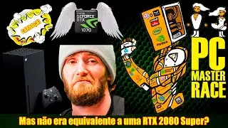 GTX 1070 HUMILHA Xbox Series X em BENCHMARK OFICIAL