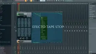 COMO HACER EFECTO TAPE STOP EN FL STUDIO // EFECTO TAPE STOP CON PLUGINS NATIVOS