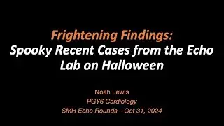Frightening Findings: Spooky Recent Cases from the Echo Lab on Halloween