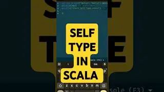Self type in Scala, #self #type #scala #programming #coding #learn #together #shorts #youtube 🔥