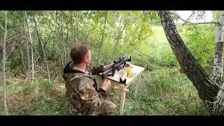 Первый выстрел с моего нового TG2 Magnum с оптическим прицелом YUKON JAEGER 3-9×40.