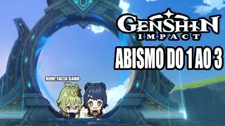 GENSHIN IMPACT | PASSANDO AS PRIMEIRAS SALAS DO ABISMO NA CONTA F2P
