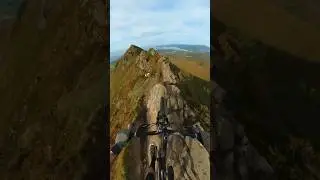 How crazy is this bike route? #mountainbiking #norway #mtb