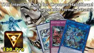 THE Intended Deck for Crystron Halqifibrax! (6 Duels! August 2021 Format) [EDO Pro]