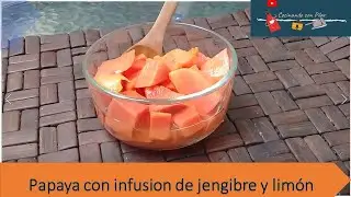 Fruta con infusión de JENGIBRE y LIMÓN