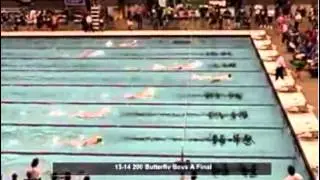 2013 IN Age Group State SCY Boys 13-14  200 Fly Finals