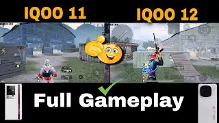 IQOO 12 Vs IQOO 11 || Bgmi Test with 90fps || gaming review || JDX Jaxx