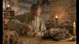 The Apothecary in his apothecary shop. (No music, unintentional ASMR, some occasional whispers)