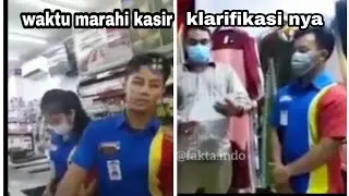 viral!!! bapak bapak marahi kasir indomaret dan klarifikasi nya