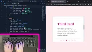Creating Scroll Card Pagination with HTML and CSS | Step-by-Step Tutorial