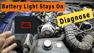 New Battery And Alternator Battery Light Still On