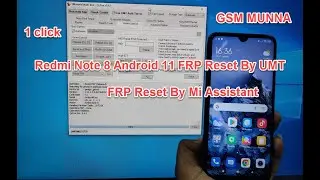 Redmi Note 8 Android 11 FRP Reset By UMT