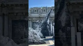 La Nascita - Art Installation by French Artist JR | Milano Centrale