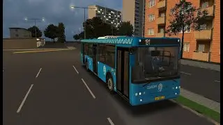 Автобус № 191 (коммерческий) в ОМСИ 2