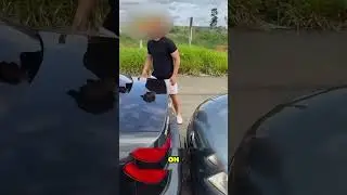 HE GET'S OUT OF A STUCK CAR IN THE MOST UNIQUE WAY 😮