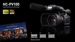 Panasonic HC-PV100 New Semi-Pro Video Camera Main Features