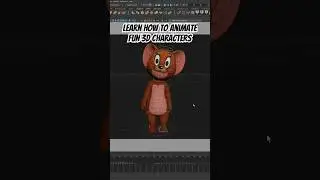 Learn how to animate 3d characters 